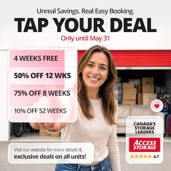 Access Storage - St. Thomas Promotion